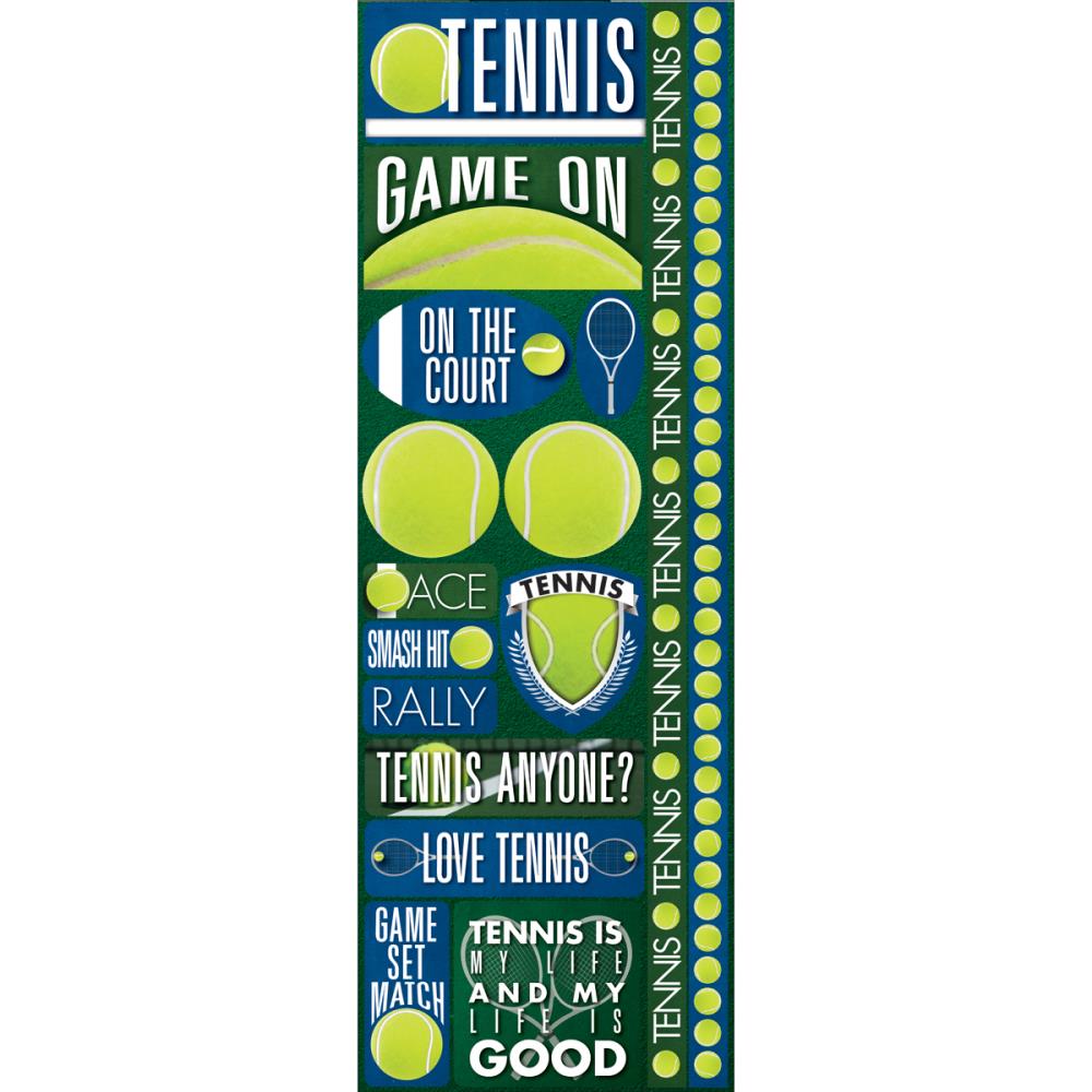 Reminisce Sticker Sheet - Tennis