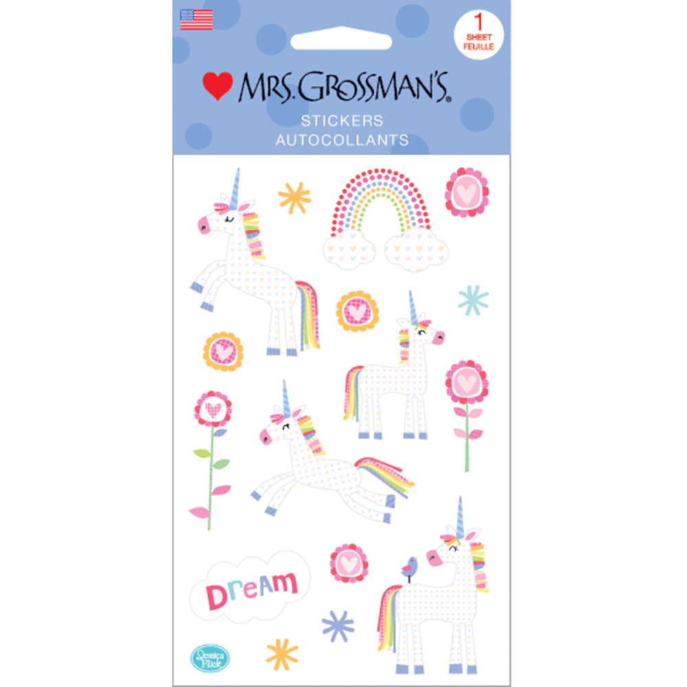 Mrs. Grossman's Stickers - Dreamy Unicorns