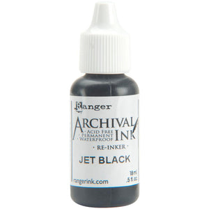 Ranger Archival Ink Reinker - Jet Black