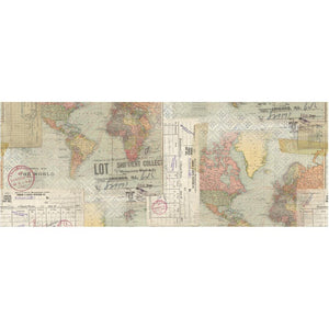 Tim Holtz Collage Paper - Travel