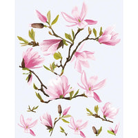 Dress My Craft Fabric Transfer Sheet 25x35cm - Magnolias