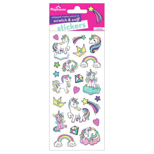 Paper House Stickers - Scratch & Sniff: Whipped Cream Unicorns