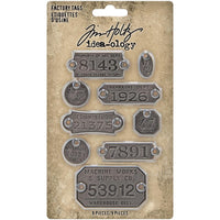 Tim Holtz Metals - Factory Tags