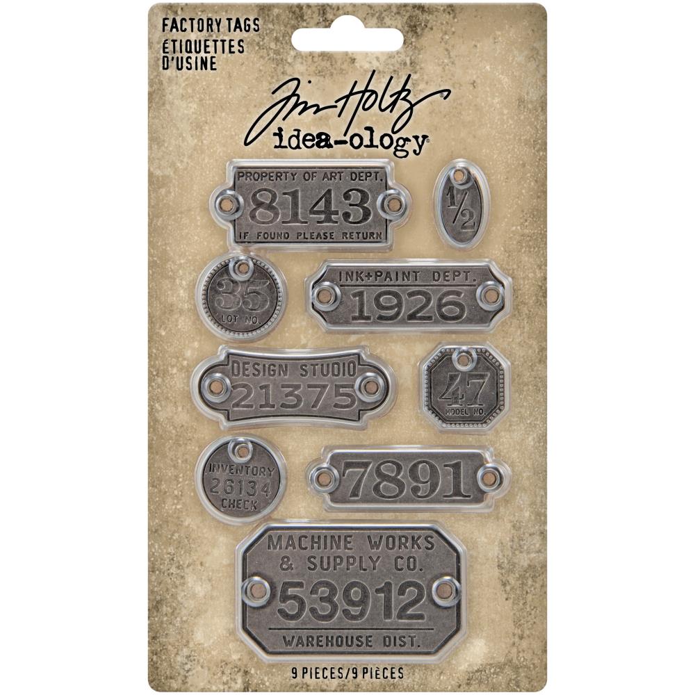 Tim Holtz Metals - Factory Tags