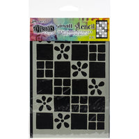 Dylusions Stencil - Square Dance