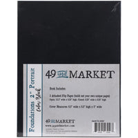 49 Market Album - Foundations Portrait Black
