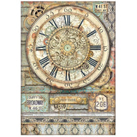 Stamperia Rice Paper - Sir Vagabond Aviator Clock