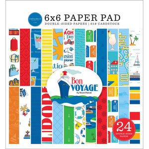 Carta Bella Paper Pad 6" x 6" - Bon Voyage