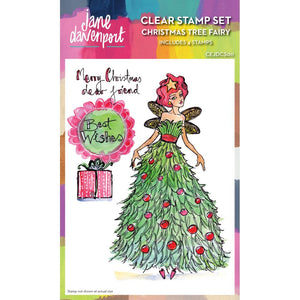 Jane Davenport Stamp Set - Christmas Tree Fairy