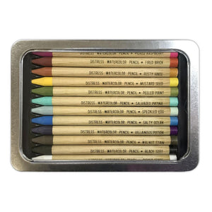 Tim Holtz Distress Watercolour Pencils 12pcs - Set 1