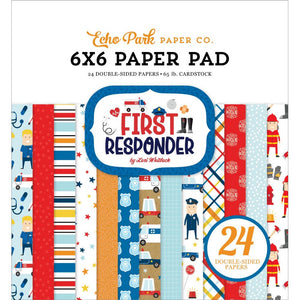Echo Park Paper Pad 6" x 6" - First Responder