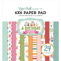 Echo Park Paper Pad 6" x 6" - A Birthday Wish Girl