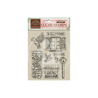 Stamperia Stamp Set - Create Happiness: Welcome Home Birds