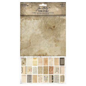 Tim Holtz Paper Pack - Backdrops Volume #4