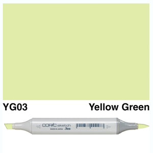 Copic Sketch Markers - Yellow Green