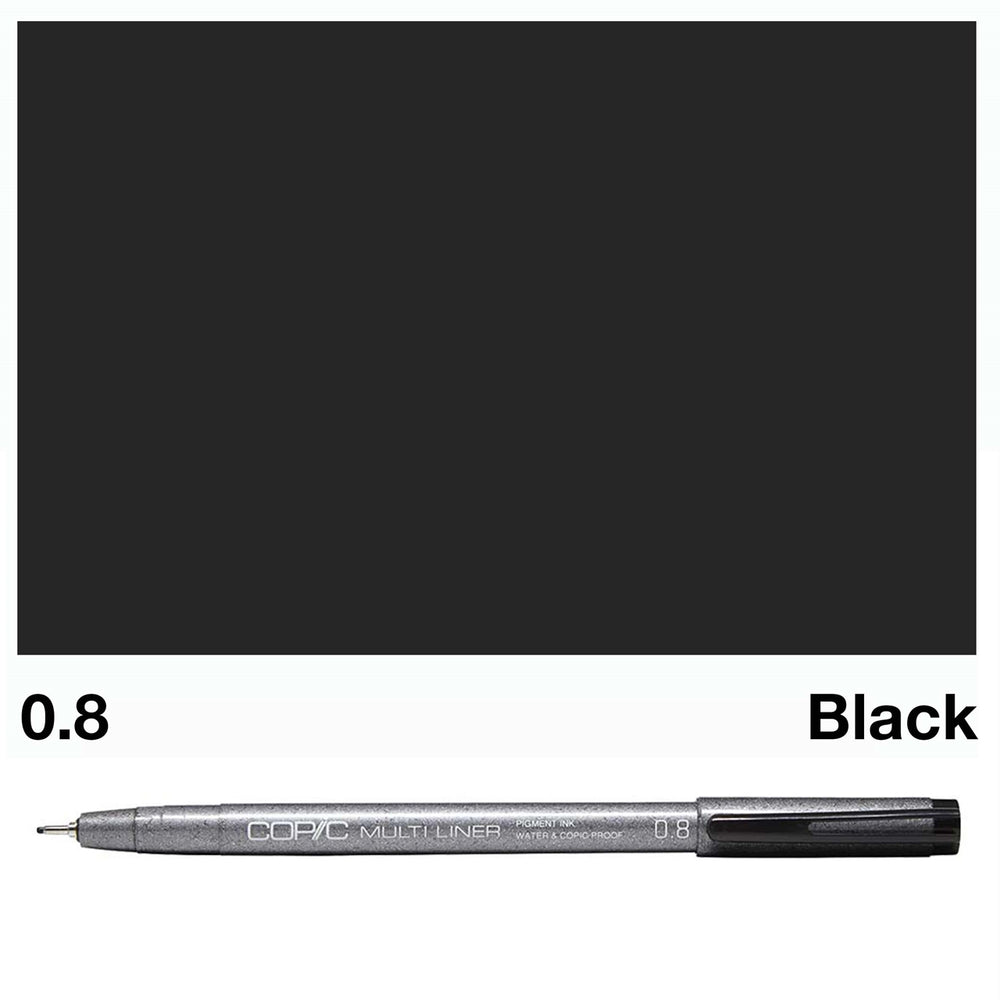Copic Multiliner - Black 0.8mm
