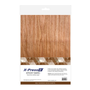 X-Press It Wood Sheet - Sticky Bark: Cherry 3pcs