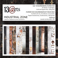 13arts Paper Pack 6" x 6" - Industrial Zone
