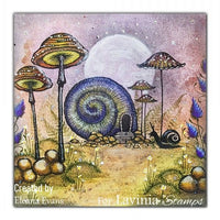 Lavinia  Stamp - Thistlecap Mushrooms