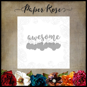 Paper Rose Die set - Awesome Layered