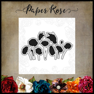 Paper Rose Die set - Poppies