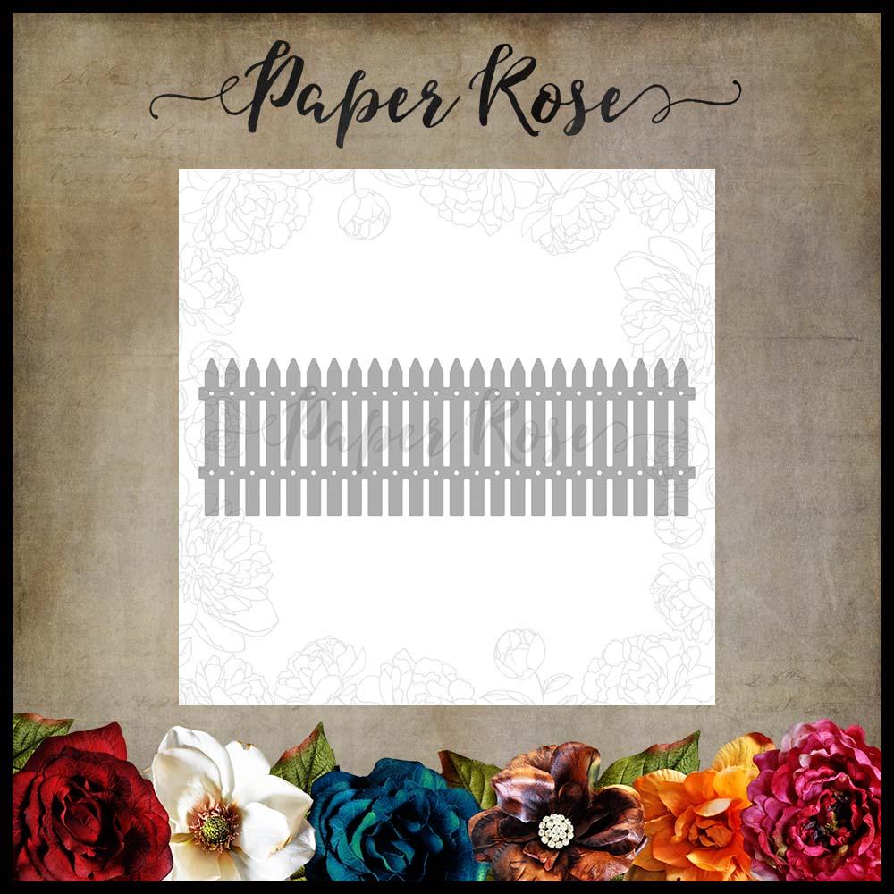 Paper Rose Die - Picket Fence
