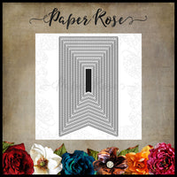 Paper Rose Die set - Banner 1 Large