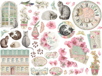 Stamperia Die cuts assorted - Orchids and Cats
