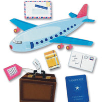 Jolee's Boutique 3D Stickers - Airplane Travel
