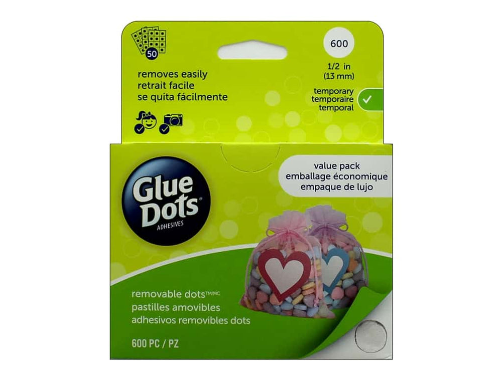 Glue Dots - Removable 13mm (600pcs)
