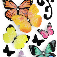 Paper House Thicker Stickers - Butterflies 3D