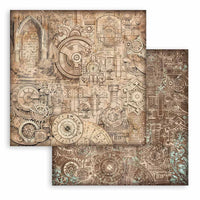 Stamperia Paper Pack 10 sheets cm 20,3X20,3 (8"X8") Backgrounds Sel. - Sir Vagabond in Fantasy Wor