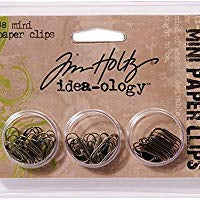 Tim Holtz Metals - Mini Paper Clips (48 Pieces)