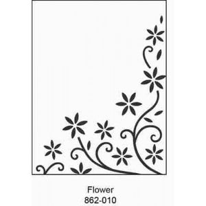 Crafts4U Embossing Folder 5 3/4" x 4 1/4" - Flower