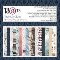 13arts Paper Pack 6" x 6" - Home Sweet Home