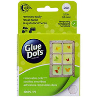 Glue Dots - Removable 13mm (200 pcs)