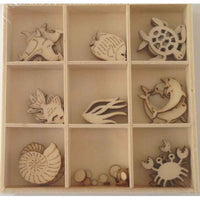 Crafts4U Wood Pieces - Sealife 1