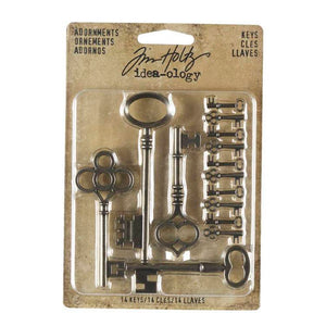 Tim Holtz Metals - Adornments Keys