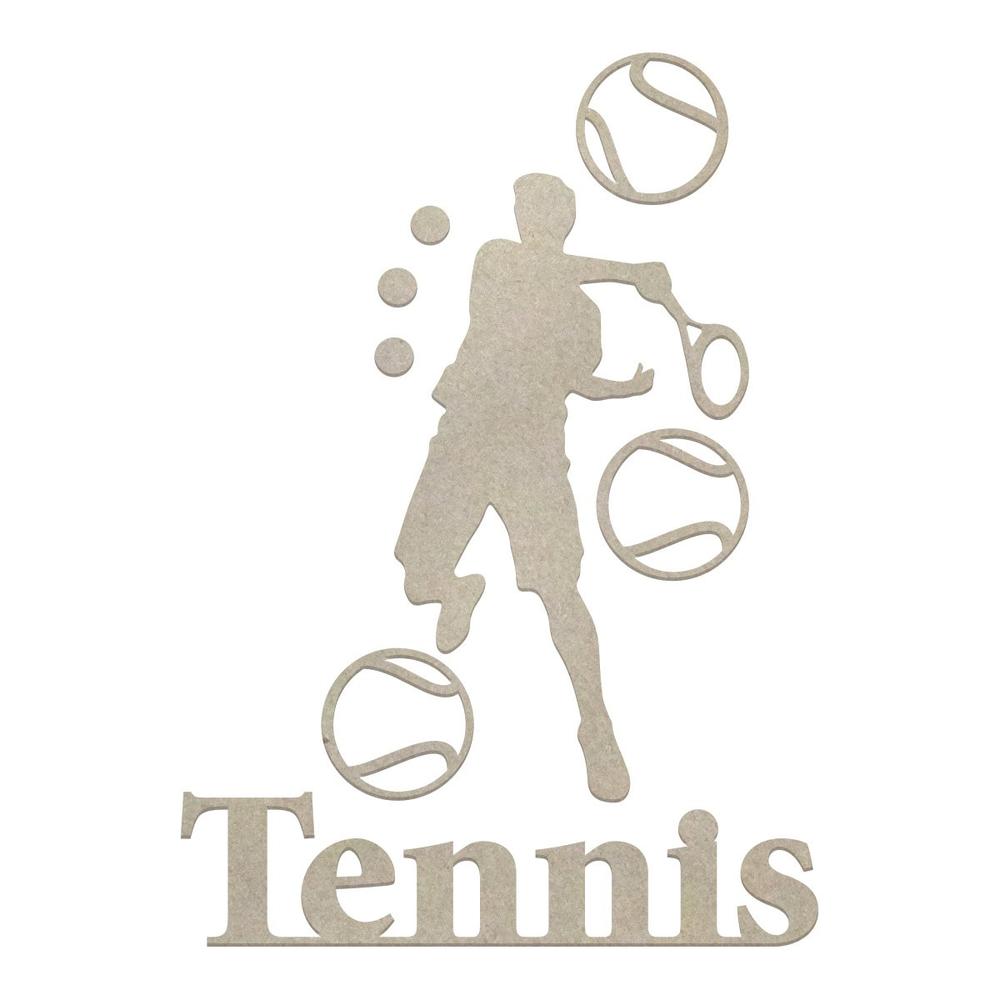 Couture Chipboard set - Tennis