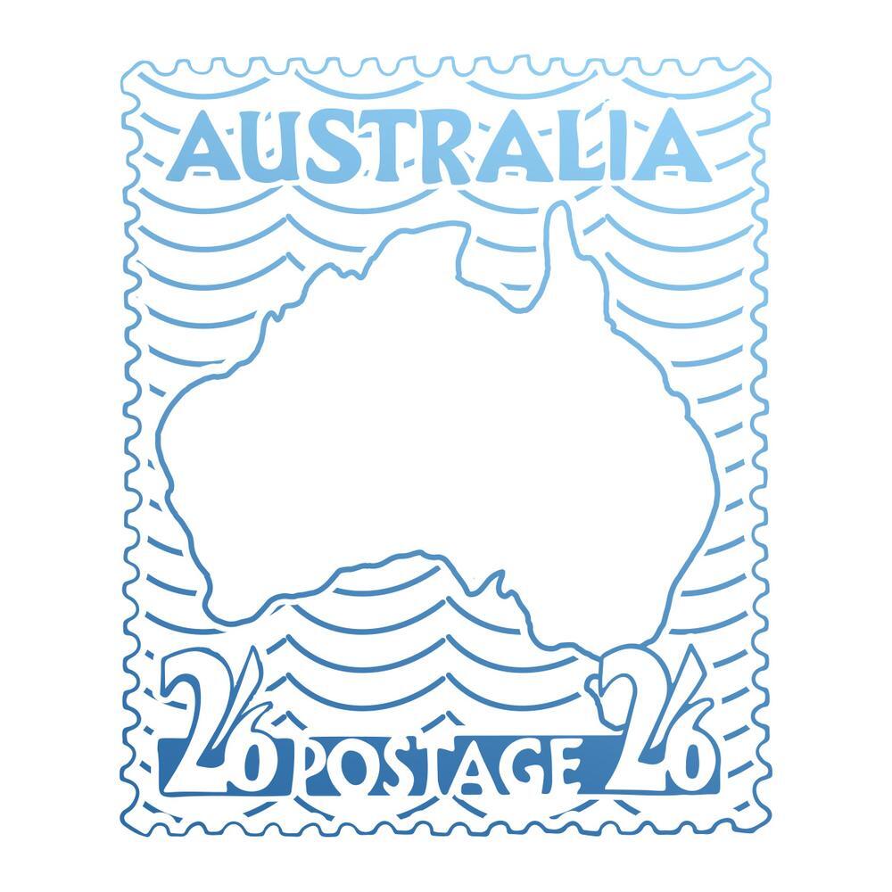 Couture Stamp Mini - Australia Postage Stamp
