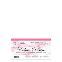 Couture Alcohol Ink Paper A4 - White Adhesive 10pc