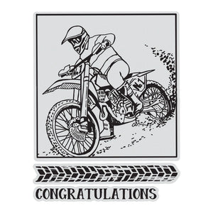Couture Stamp Set - Framed Dirtbike