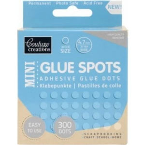 Couture Glue Spots - Permanent 5mm (300pcs)
