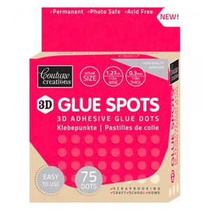 Couture Glue Spots - Permanent 3D 13mm (75pcs)