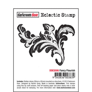 Darkroom Door Stamp Eclectic - Fancy Flourish