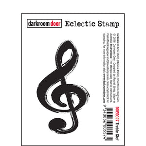 Darkroom Door Stamp Eclectic - Treble Clef