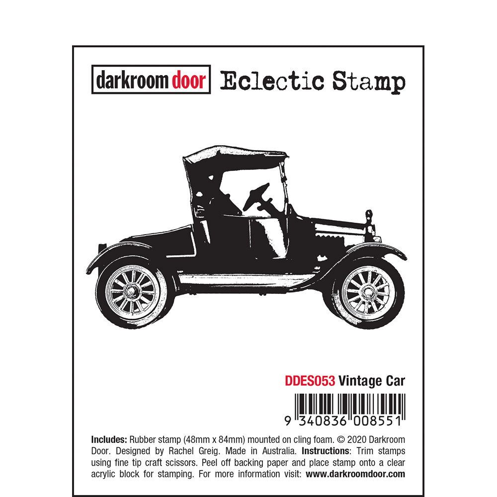 Darkroom Door Eclectic Stamp - Vintage Car