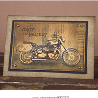Darkroom Door Stamp Photo - Motorcycle