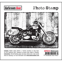 Darkroom Door Stamp Photo - Motorcycle