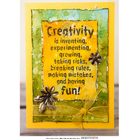Darkroom Door Stamp Quote - Creativity